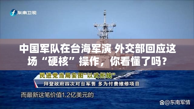 中国军队在台海军演 外交部回应