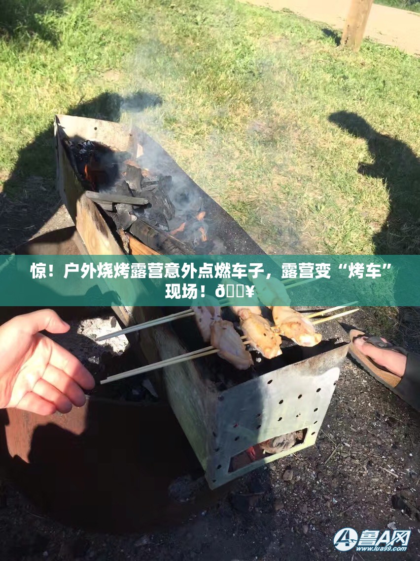 惊！户外烧烤露营意外点燃车子，露营变“烤车”现场！🔥